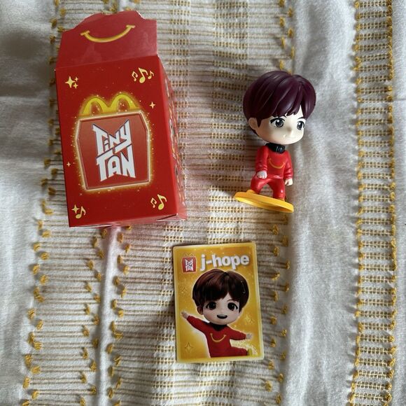 New! McDonald’s 2025 Tiny Tan x BTS #11 J-hope Happy Meal Figure Encore Edition - Picture 1 of 7